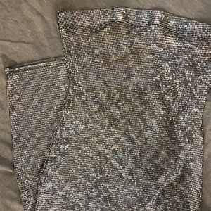 Retro Fashion Nova Disco Tight Strapless Dress